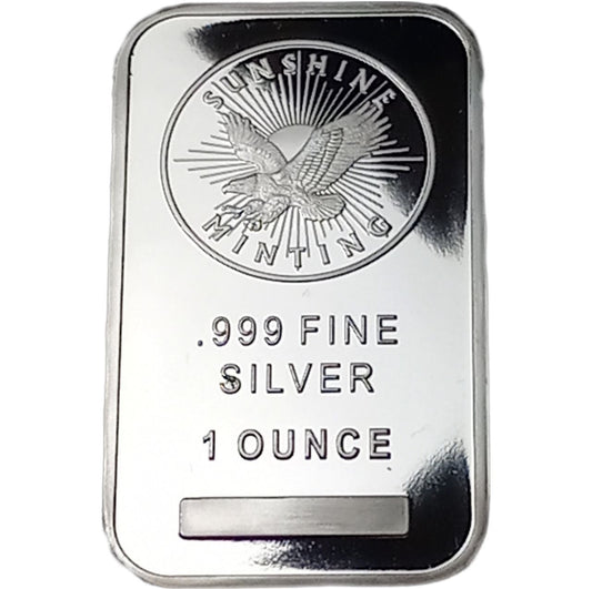 1 oz Silver SILVERTOWNE .999 Bar (Secondary Market) - Which Mark