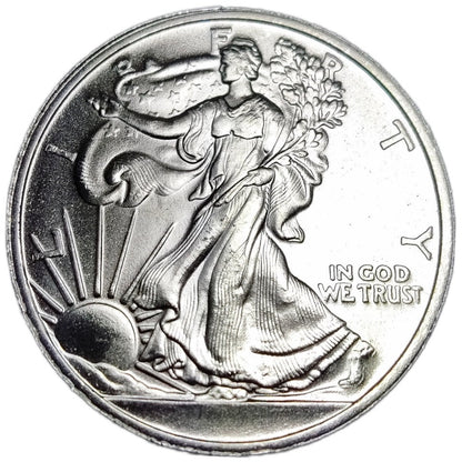 1 oz Silver WALKING LIBERTY Round (OZ Mint) - Which Mark