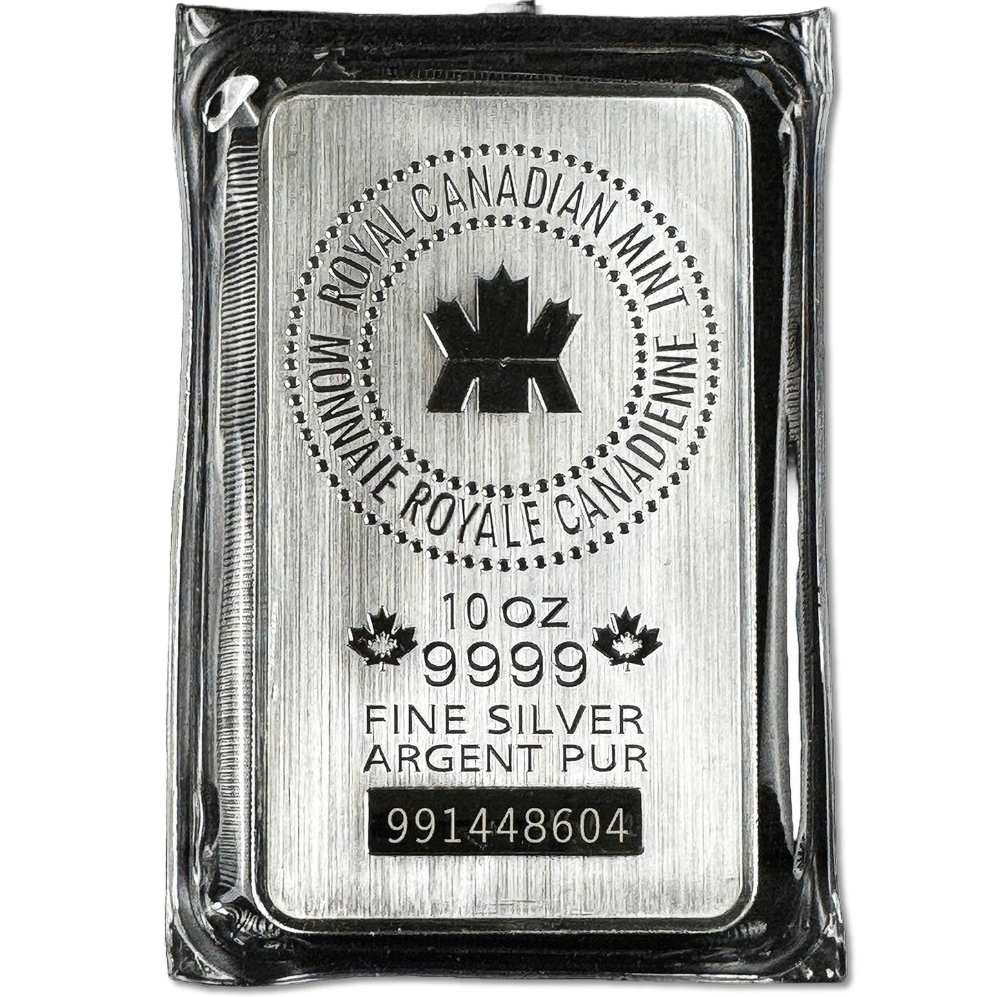 10 oz Silver ROYAL CANADIAN MINT Bar (Sealed) - Which Mark
