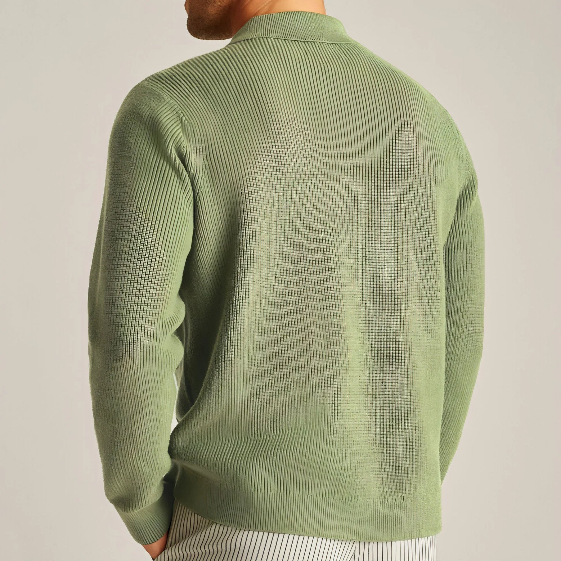 High-density Sweater Shirt Collar Long Sleeve - Which Mark