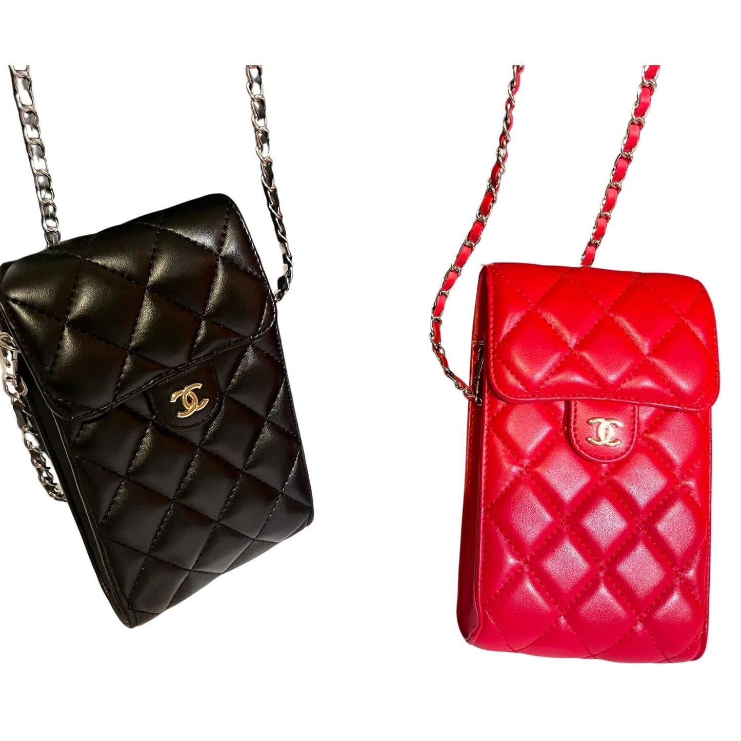 Trendy CC Phone Holder Crossbody Bag - Which Mark