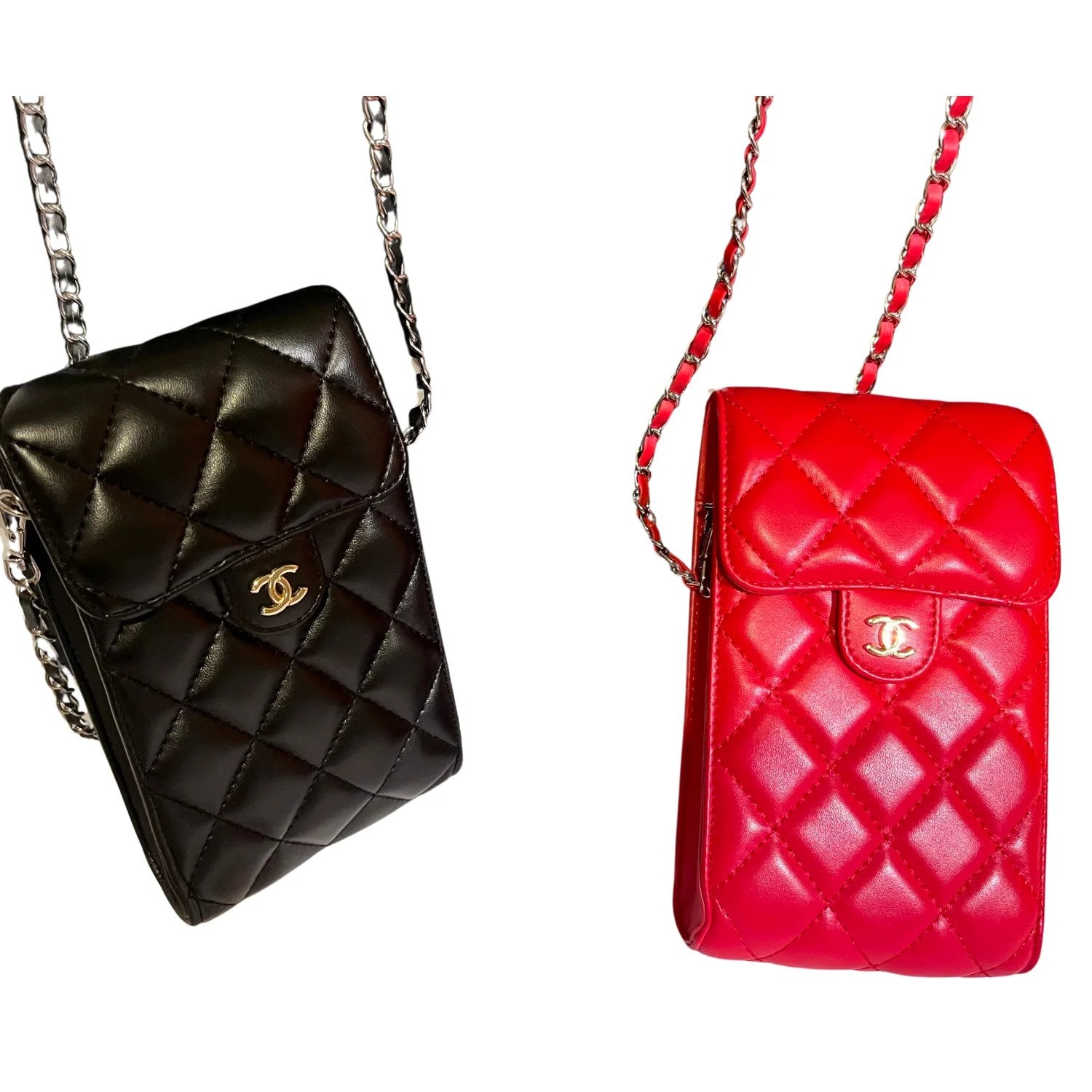 Trendy CC Phone Holder Crossbody Bag - Which Mark