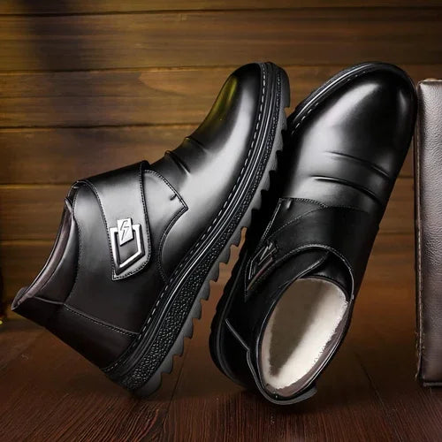 High-top shoes plus cashmere men's shoes - Which Mark