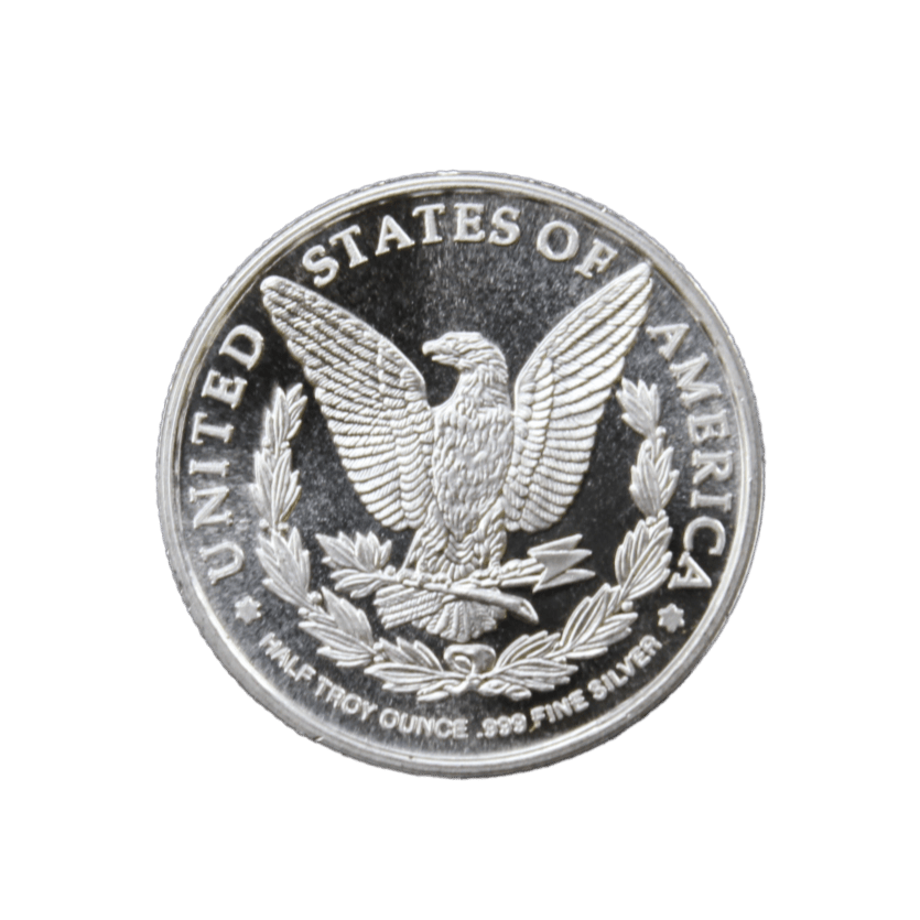 1/2 oz Silver MORGAN Round (OZ Mint) - Which Mark