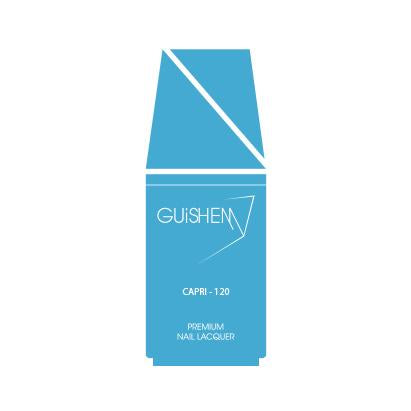 Premium Nail Lacquer, CAPRI - 120, SKY BLUE CRÈME NAIL POLISH - Which Mark