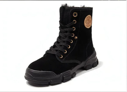 Plus velvet tube cotton shoes - Which Mark