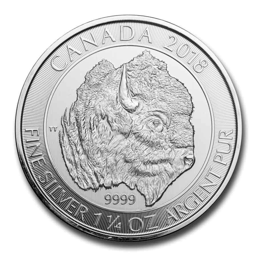 1.25 oz Silver CANADA BUFFALO Coin (Random Year) - Which Mark