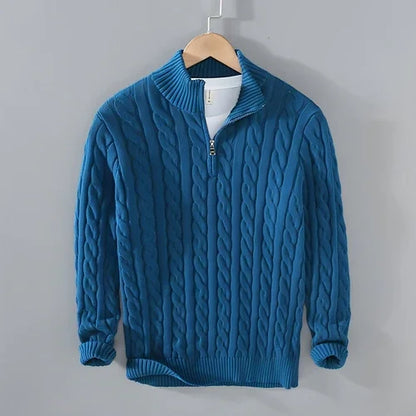 New Men's Warm Thick Needle Turtleneck Sweater Men - Which Mark