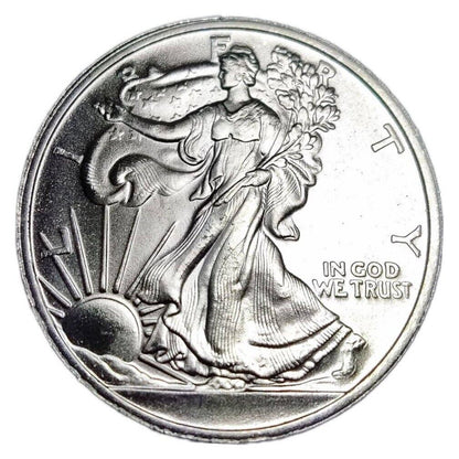 1/2 oz Silver WALKING LIBERTY Round (OZ Mint) - Which Mark