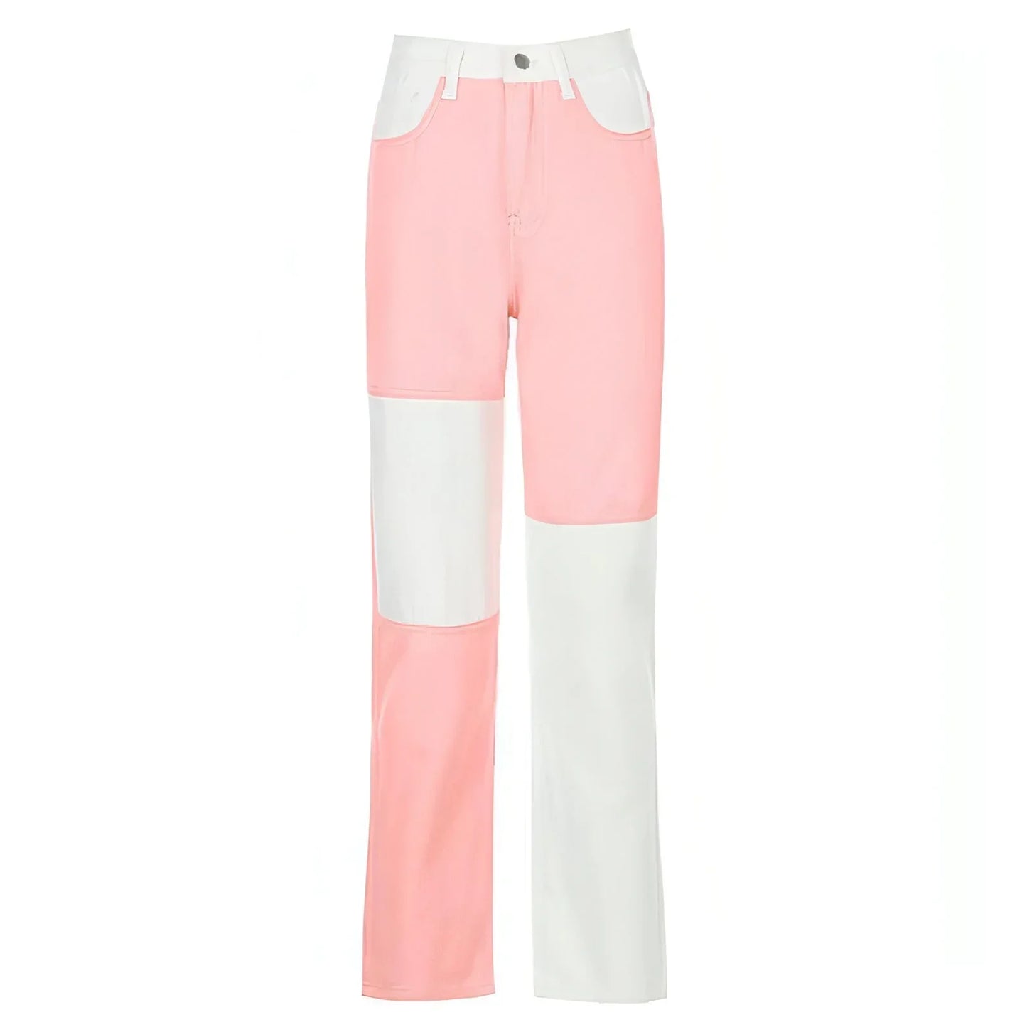 DenimDare™ Stitching High-rise Straight-leg Jeans Women - Which Mark