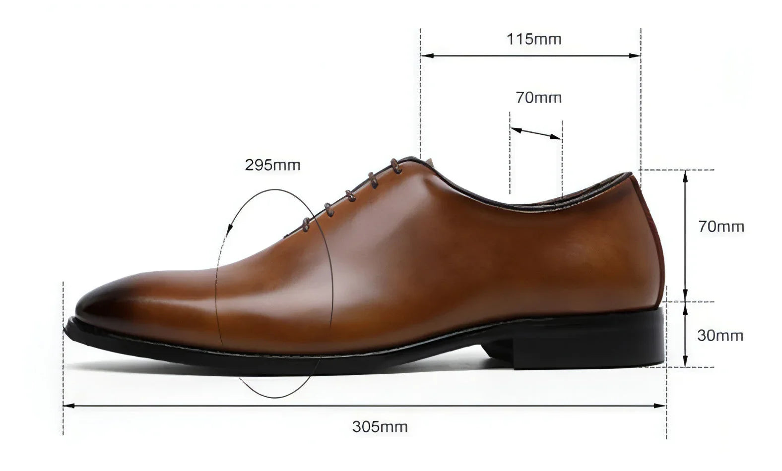Men's Cowhide Business Casual Rubber Shoes - Which Mark