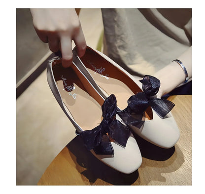 Zinia - Tie Flat Womens Shoes - Which Mark