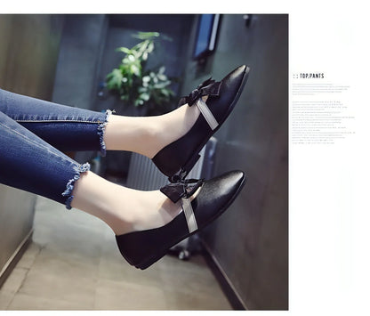 Zinia - Tie Flat Womens Shoes - Which Mark
