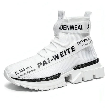 Men's Shoes, Large Size Flying Knitting Shoes, Breathable Shoes - Which Mark