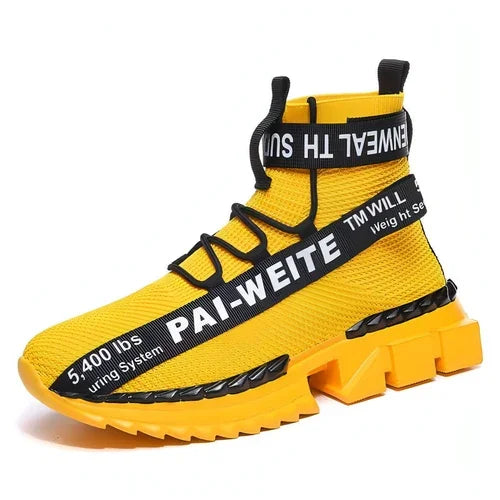 Men's Shoes, Large Size Flying Knitting Shoes, Breathable Shoes - Which Mark