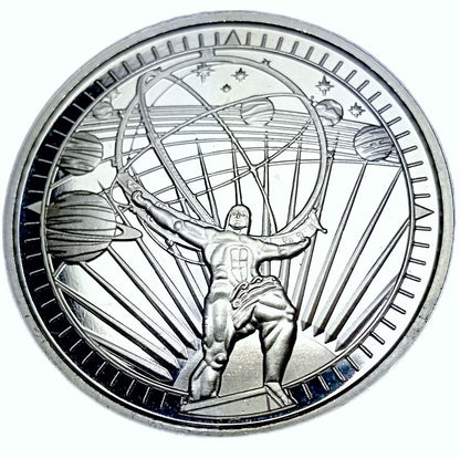 1 oz Silver ATLAS Round (OZ Mint) - Which Mark