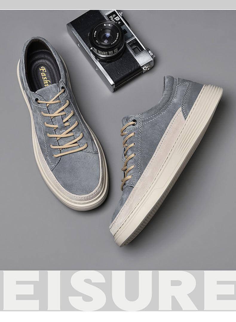 Four Seasons All-match Soft Bottom Casual Sports Skate Shoes Men - Which Mark