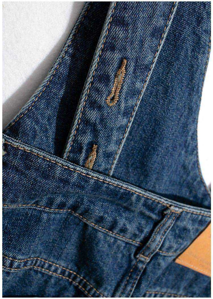 DenimCharm™ – Utility Strap Suspender Jeans - Which Mark