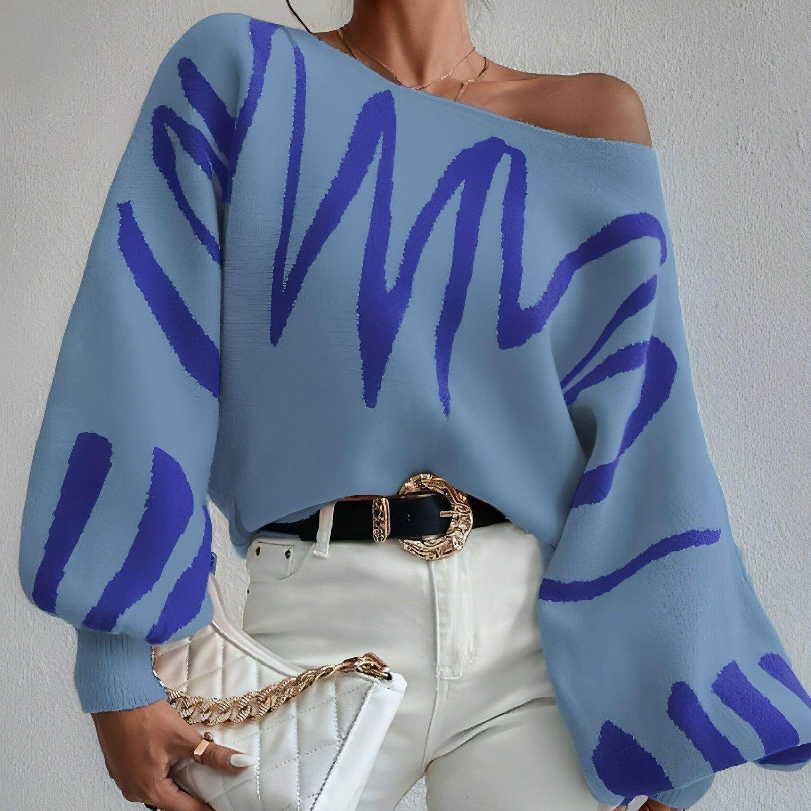 Loose Pullover Knitting Sweater Women - Which Mark