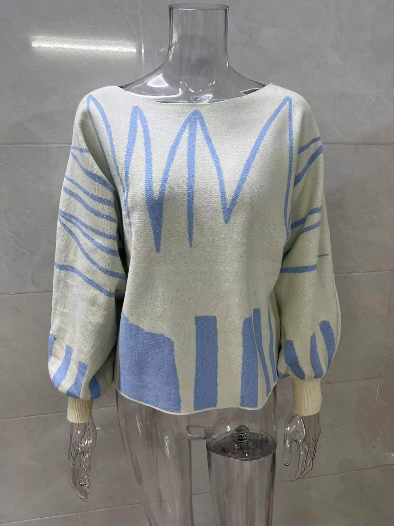 Loose Pullover Knitting Sweater Women - Which Mark