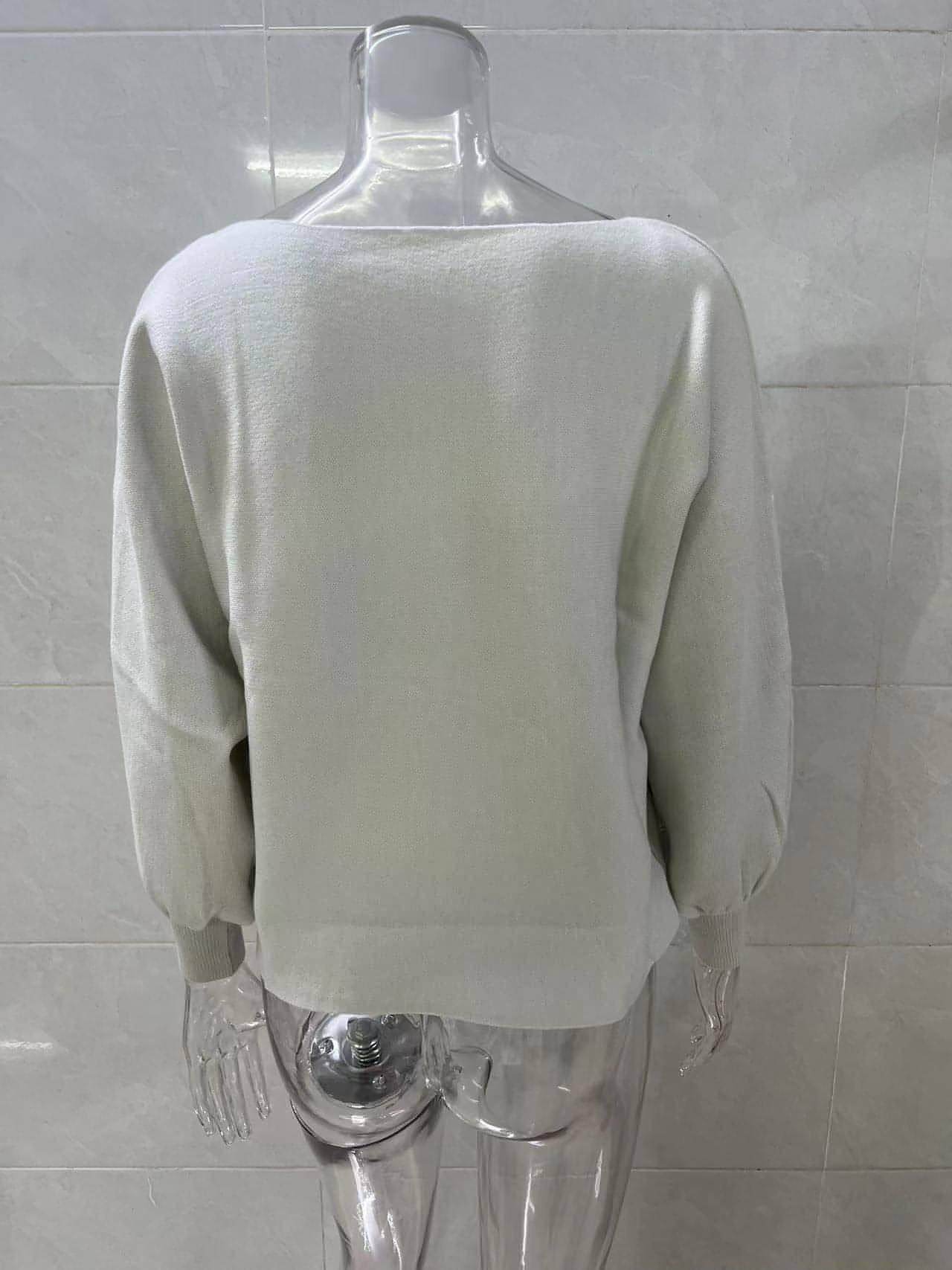 Loose Pullover Knitting Sweater Women - Which Mark