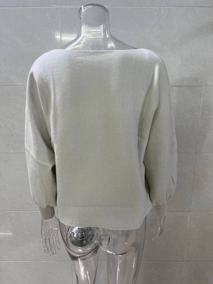 Loose Pullover Knitting Sweater Women - Which Mark