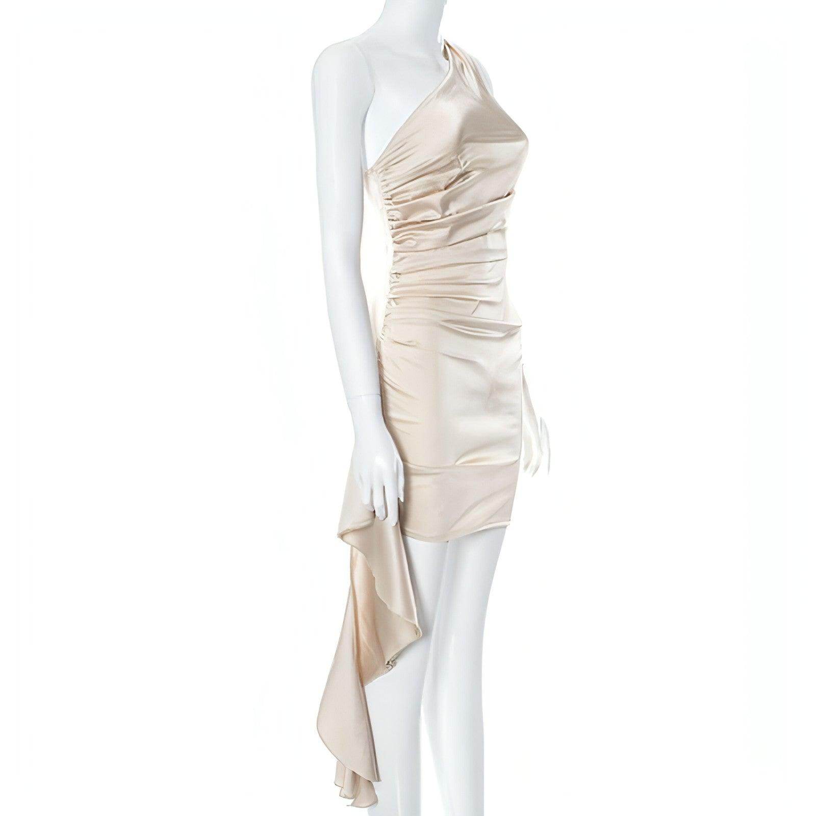 Crossbody Sleeveless Slim Fit Dress - Which Mark