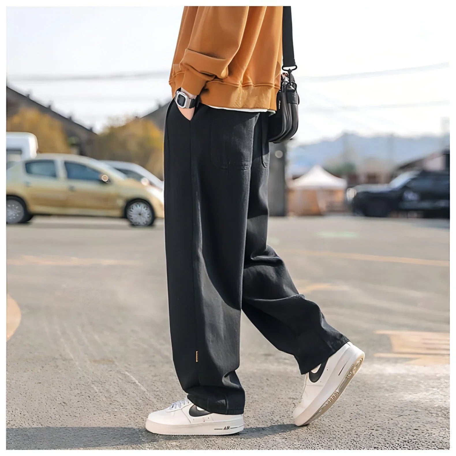 UrbanEase™ Cotton Pants Men's Casual - Which Mark