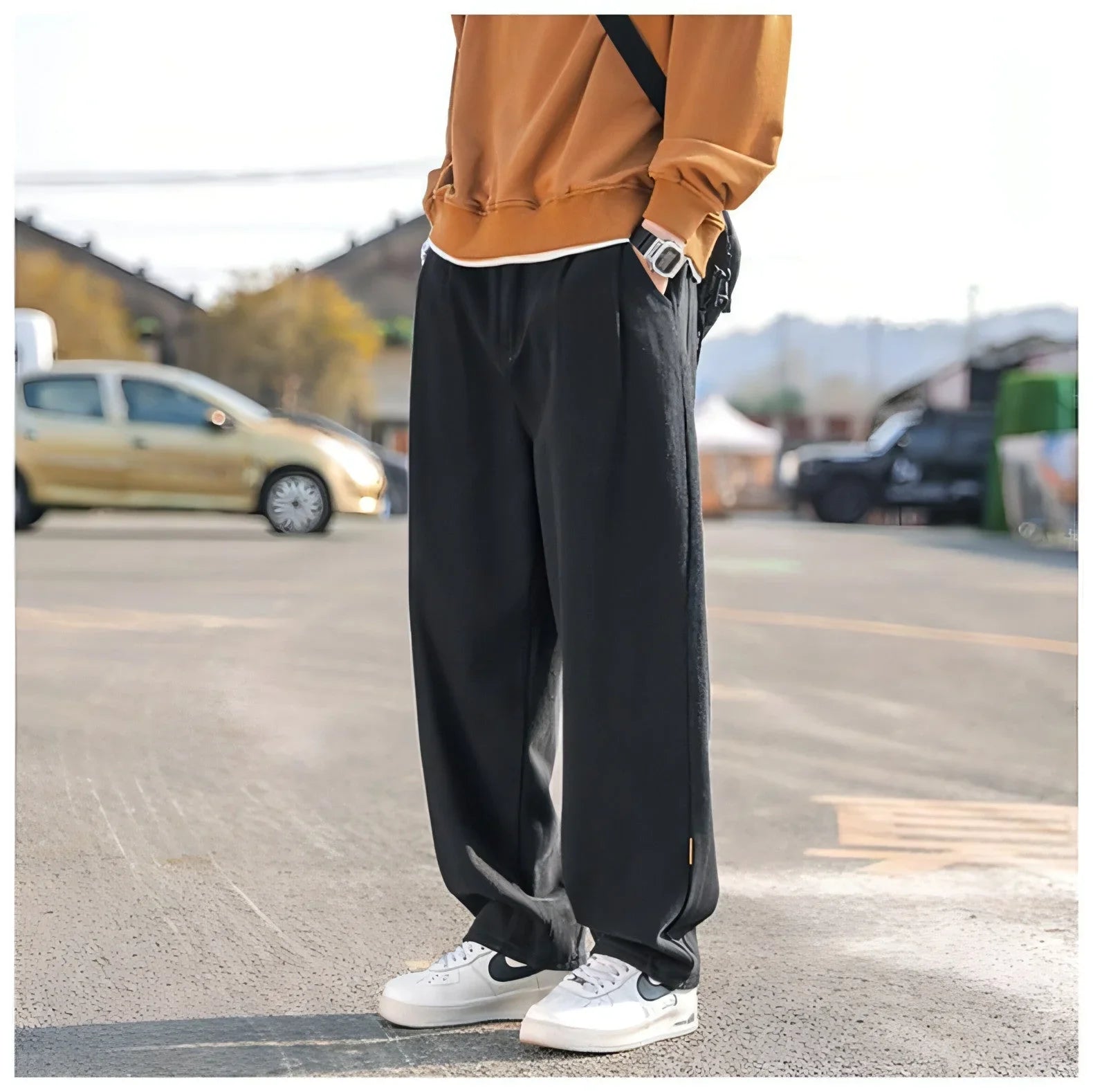 UrbanEase™ Cotton Pants Men's Casual - Which Mark