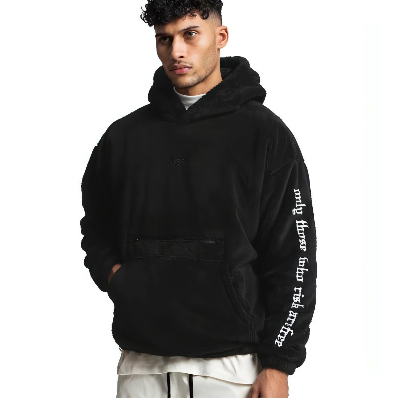 Risk - Men's Sweater Outdoor Keep Warm Pullover Hoodie - Which Mark