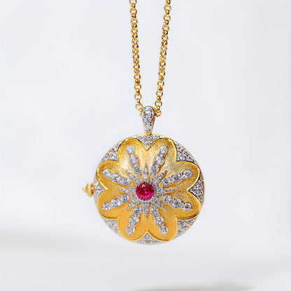 European American And Italian Craftsmanship Necklace Retro Palace - Which Mark