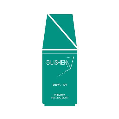 Premium Nail Lacquer, SHEVA - 179, DEEP TURQUOISE CRÈME NAIL POLISH - Which Mark