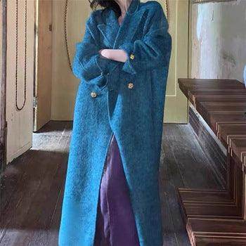 Water Ripple Cashmere Women's Long Reversible Coat – Luxury & - Which Mark