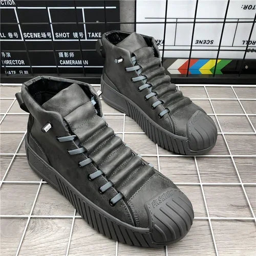 High-Top Thick Bottom Shoes Casual Sneakers - Which Mark
