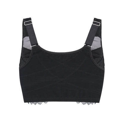 Claret Silk Back Support Cotton Sports Bra (Multiple colors available) - Which Mark