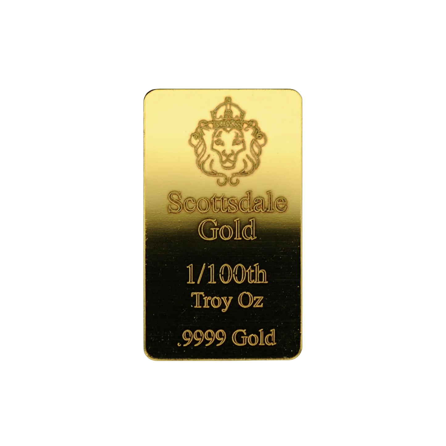 1/100 oz Gold SCOTTSDALE .9999 Bar - Which Mark