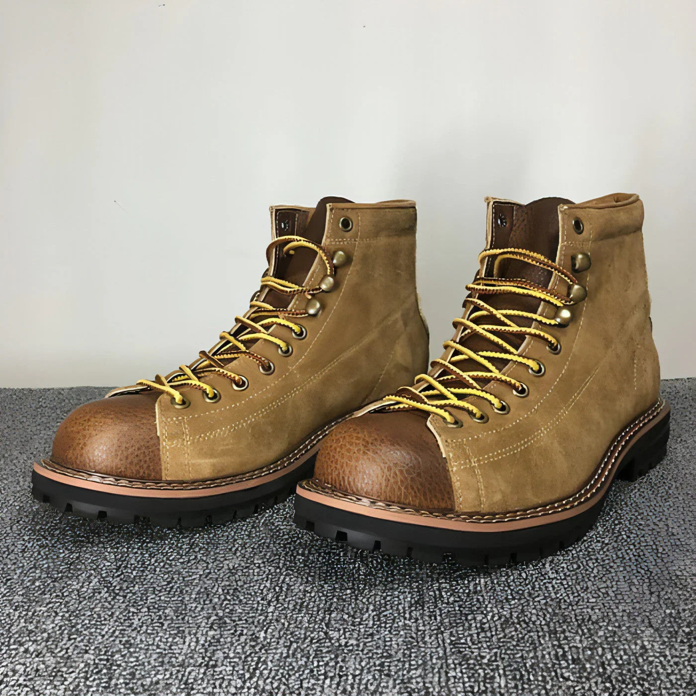 Autumn And Winter Men's Round Toe Fashion Casual Leather Shoes Martin - Which Mark