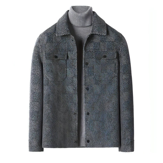Cashmere Short Wool Jacket Men - Which Mark