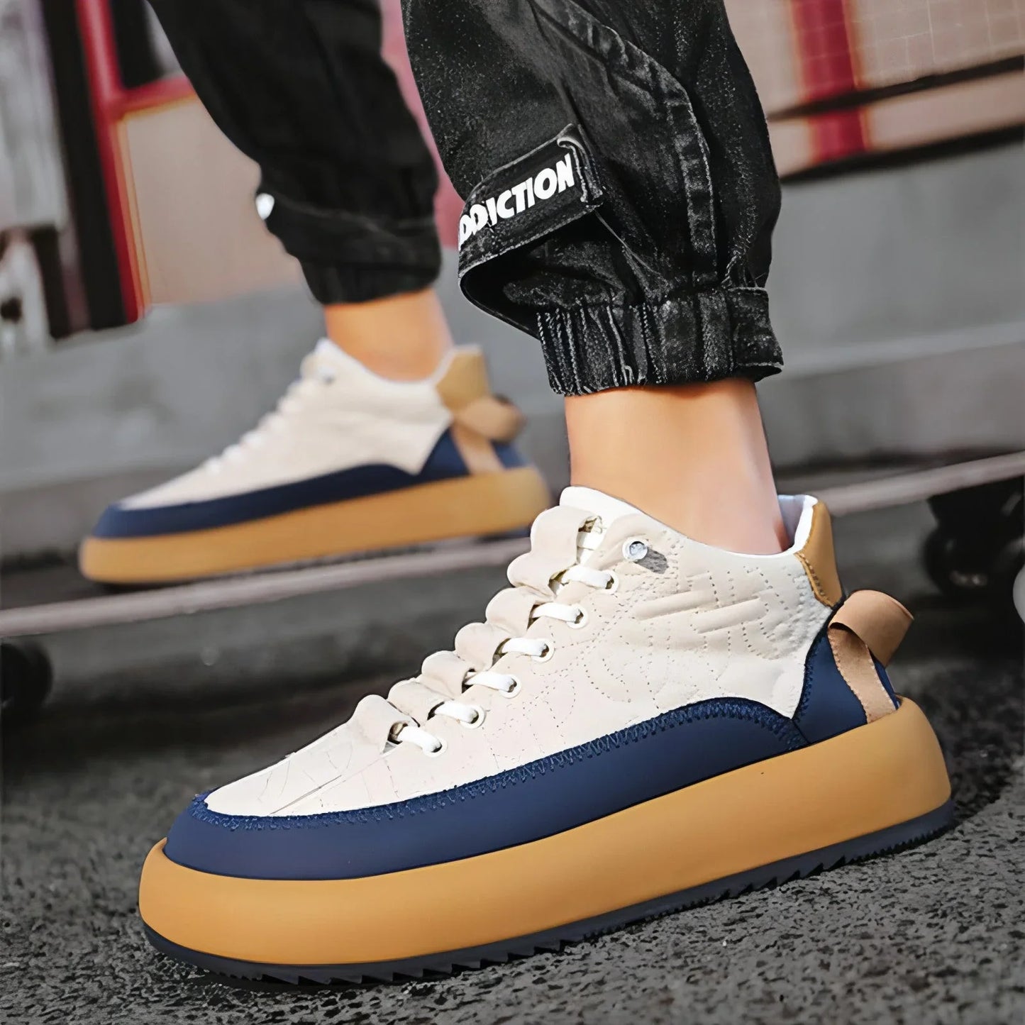 Sports Shoes Casual Lace Up Sneakers For Men - Which Mark