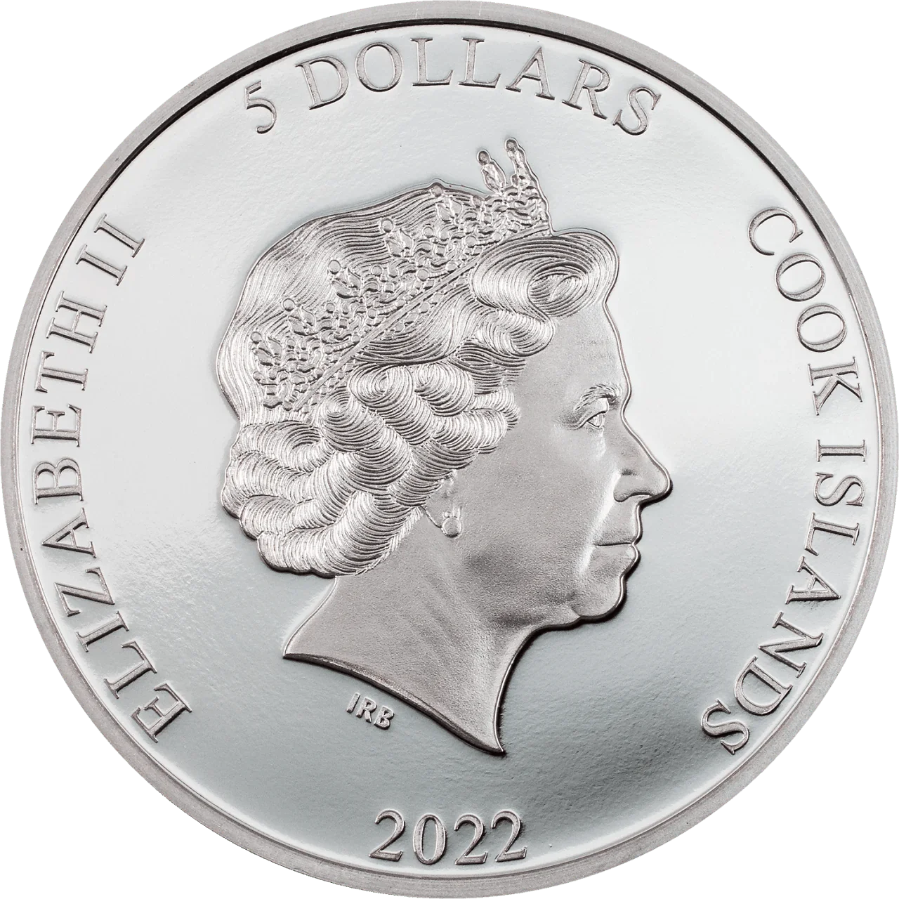 1 oz Silver ROLLER Eclectic Nature Coin 2022 Cook Island - Which Mark