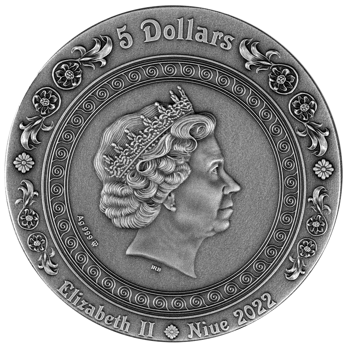 2 oz Silver HERA & JUNO Coin 2022 Niue - Which Mark