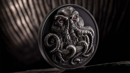 3 oz Silver CTHULHU MYTHOS Coin 2022 Palau - Which Mark
