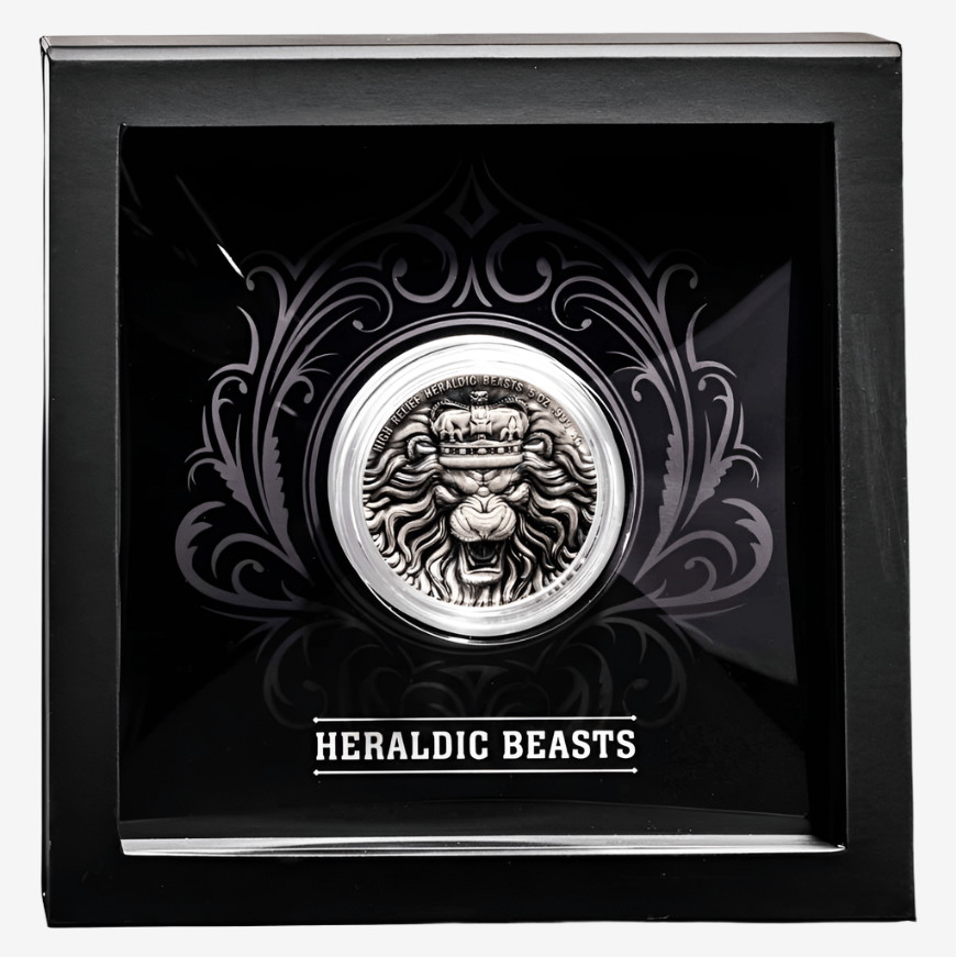 5 oz Silver HERALDIC BEASTS Silver Coin 2022 Tristan - Which Mark