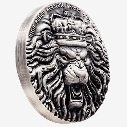 5 oz Silver HERALDIC BEASTS Silver Coin 2022 Tristan - Which Mark