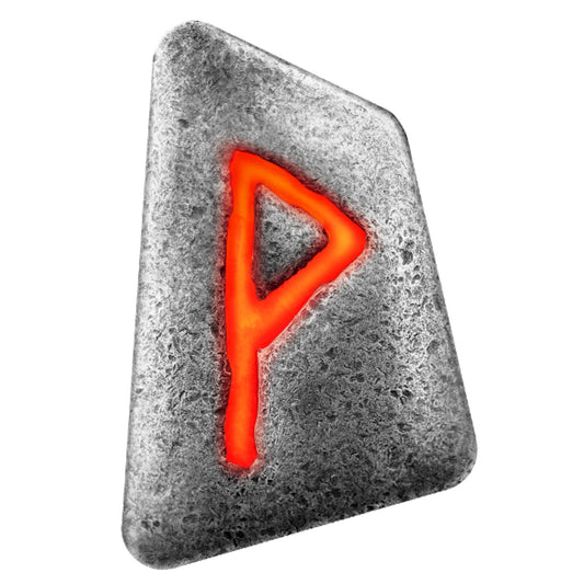 1 oz Silver WUNJO Cast Rune UV Reactive Bar (Germania Mint) - Which Mark