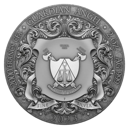 2 oz Silver GUARDIAN ANGEL Coin 2023 Cameroon - Which Mark