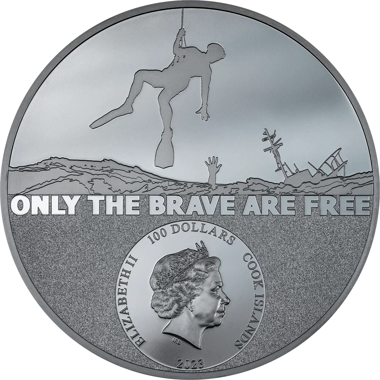 1 kg Silver COAST GUARD Real Heroes Coin 2023 Cook Islands - Which Mark