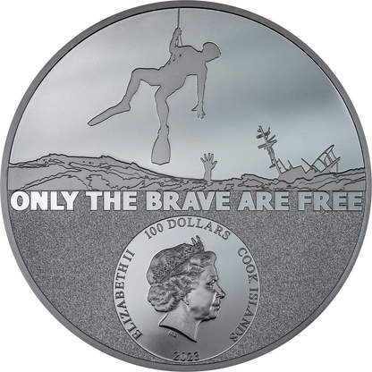 1 kg Silver COAST GUARD Real Heroes Coin 2023 Cook Islands - Which Mark