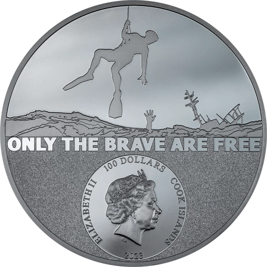 1 kg Silver COAST GUARD Real Heroes Coin 2023 Cook Islands - Which Mark
