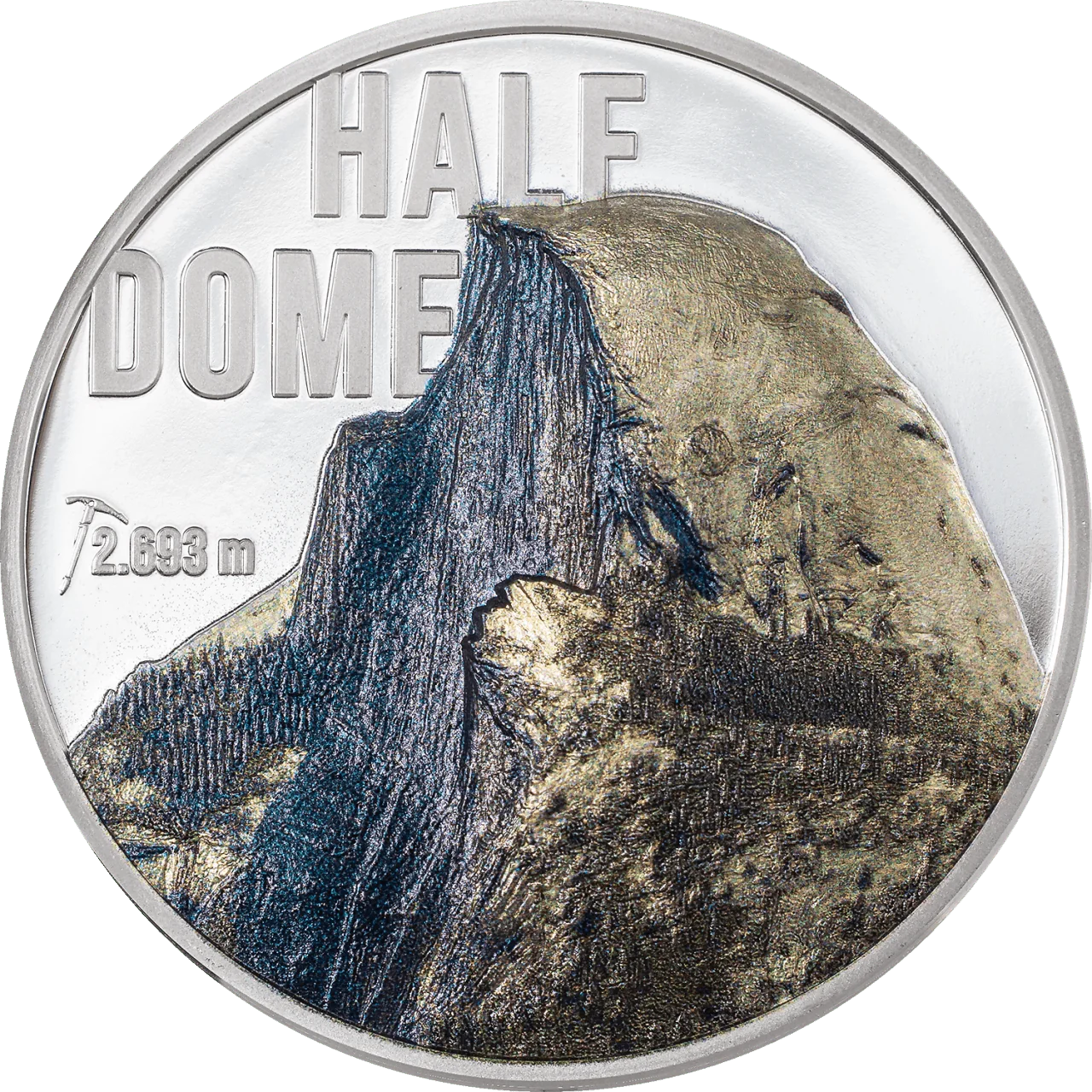 2 oz Silver HALF DOME Peaks Coin 2023 Cook Islands - Which Mark